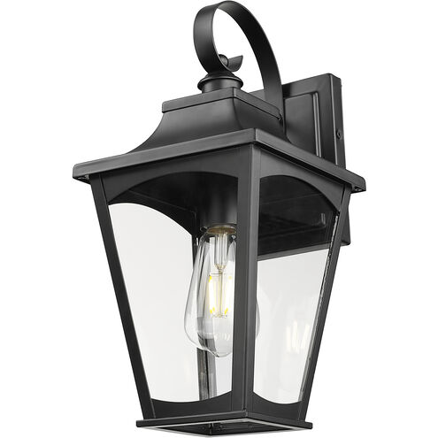 Curry 1 Light 16 inch Powder Coated Black Outdoor Wall Sconce